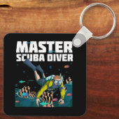 Porte-clés Plongée Master Plongée Plongée Down Dive Adventure (Verso)