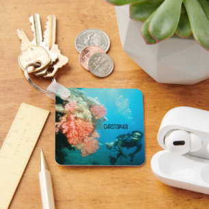 Porte-clés Plongée sous-marine Personnalisée