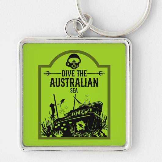 Porte-clés Plongée sur épaves Australie (Devant)