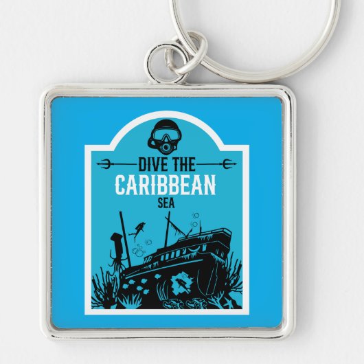 Porte-clés Plongée sur épaves Caraïbes (Devant)