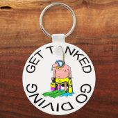 Porte-clés Plongée très amusante (Recto)