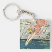 Porte-clés Plongeuse TOP (Devant)