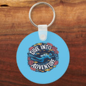 Porte-clés Plongez Dans L'Aventure Plongée sous-marine Explor (Recto)
