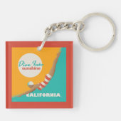 Porte-clés Plongez Dans Le Soleil | Californie (Dos)
