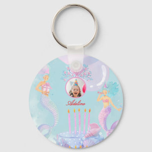 Porte-clés Plongez dans une fête d'anniversaire de sirène !