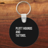 Porte-clés Plott Hounds And Tattoos Plotthound et Owner Dog I (Recto)