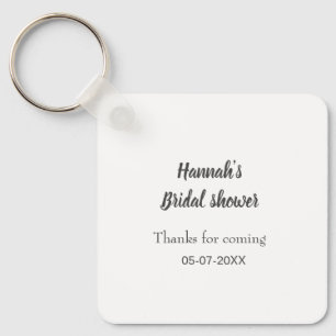 Porte-clés Pluie de mariage ajouter nom date année merci d'êt