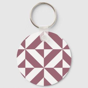 Porte-clés Plum Geometric Deco Cube Pattern