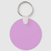 Porte-clés Plum Purple DDA0DD - Option pour ajouter un nom (Verso)