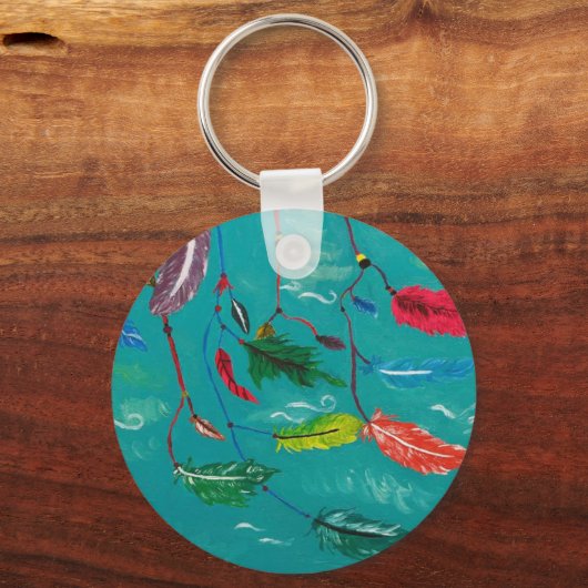 Porte-clés Plumas (Recto)