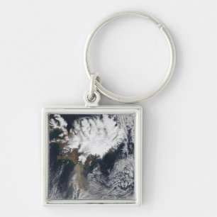 Porte-clés Plume de cendre de volcan d'Eyjafjallajokull,