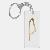 Porte-clés Plume de symbole d'Egyptien de Maat (Devant gauche)