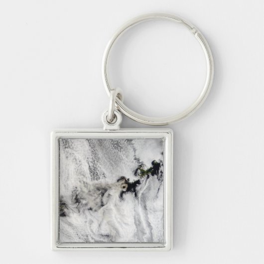 Porte-clés Plume du volcan Okmok, îles Aléoutiennes (Devant)