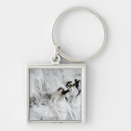 Porte-clés Plume du volcan Okmok, îles Aléoutiennes 2 (Devant)