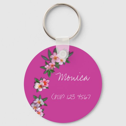 Porte-clés Plumeria (Recto)
