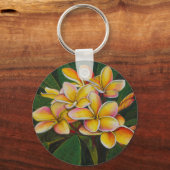 Porte-clés Plumeria arc-en-ciel (Recto)
