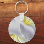 Porte-clés Plumeria Frangipani Hawaii Flower Customized Blank (Recto)