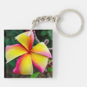 Porte-clés Plumeria rubra (Dos)