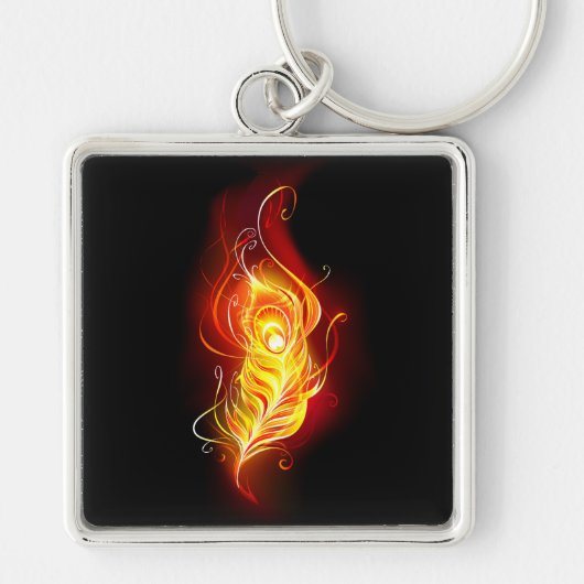 Porte-clés Plumes de paquetage de feu (Devant)