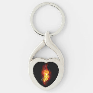 Porte-clés Plumes de paquetage de feu