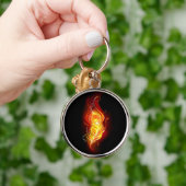 Porte-clés Plumes de paquetage de feu (Main)