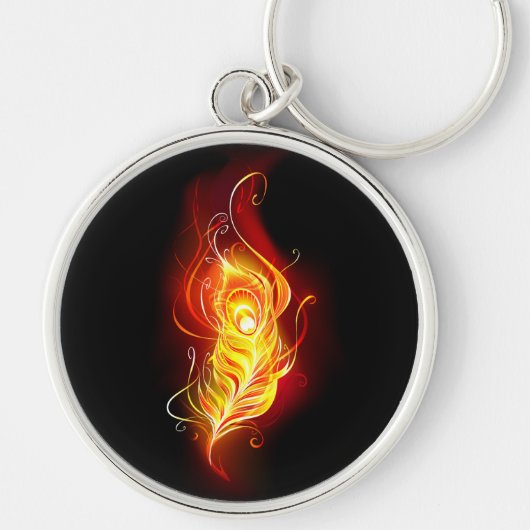 Porte-clés Plumes de paquetage de feu (Devant)