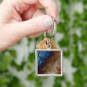 Porte-clés Plumes d'or (main)