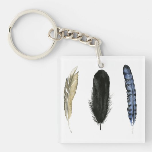 Porte-clés Plumes douces I (Devant)