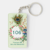 Porte-clés Plumes et fleurs Wreath Inn Room Porte - clé (Dos)