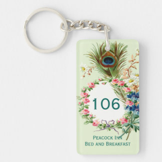 Porte-clés Plumes et fleurs Wreath Inn Room Porte - clé