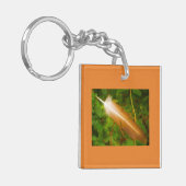 Porte-clés Plumes orange (Devant gauche)