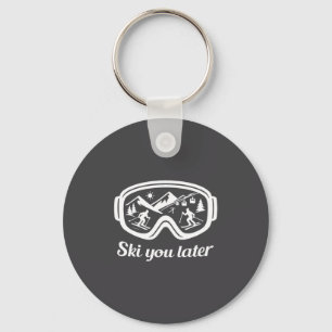 Porte-clés Plus amusantes lunettes de ski d'hiver