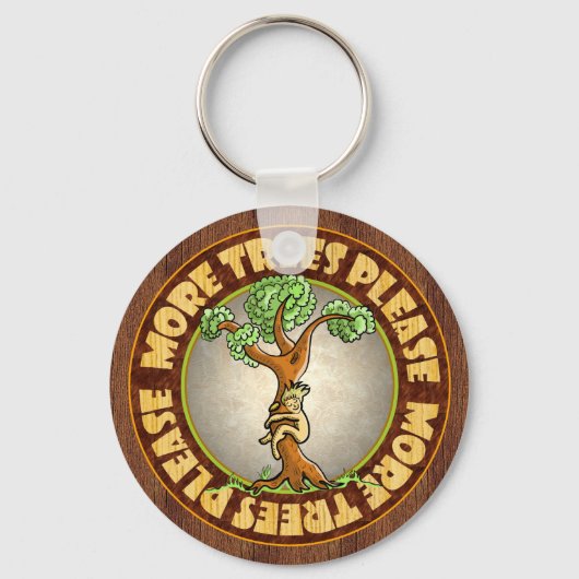 Porte-clés Plus d'arbres S'il vous plaît (Recto)