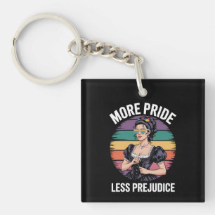 Porte-clés Plus de fierté moins de préjugés LGBTQ Fierté gay