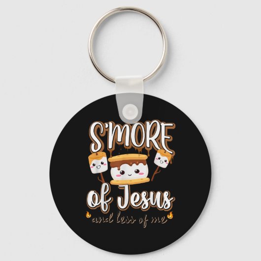 Porte-clés Plus De Jésus Moins De Moi Camping Chrétien Camper (Recto)