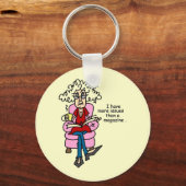 Porte-clés Plus de numéros qu'un Humour de magazine (Recto)