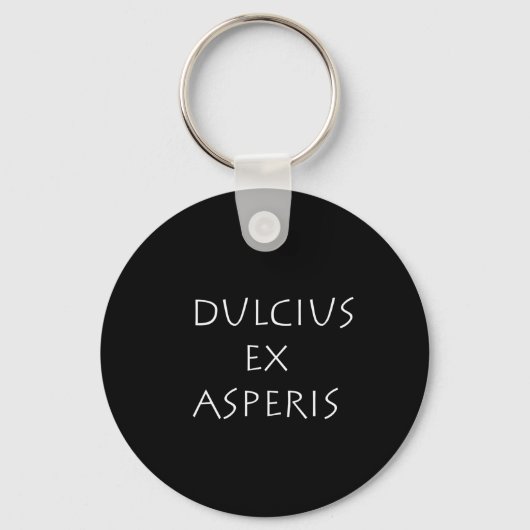 Porte-clés Plus doux après les difficultés (Recto)