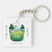 Porte-clés Plus que jamais sur le Green Golf Ball (Dos)