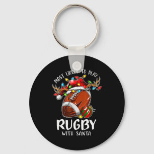 Porte-clés Plus Susceptible De Jouer Au Rugby Avec Le Père No
