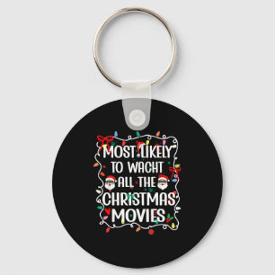 Porte-clés Plus susceptible de regarder tous les films de Noë