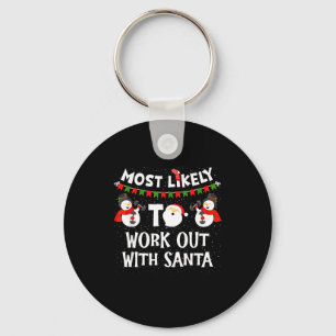 Porte-clés Plus susceptible de s'entraîner avec Santa Family
