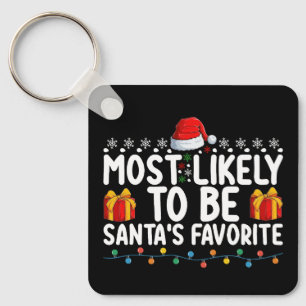 Porte-clés Plus susceptible d'être le favori de Santa pour le