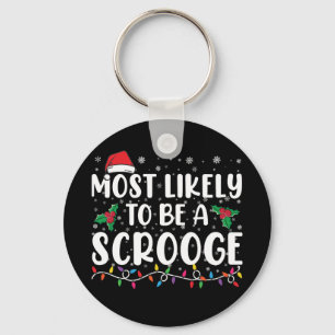Porte-clés Plus susceptible d'être un avare drôle de Noël de 