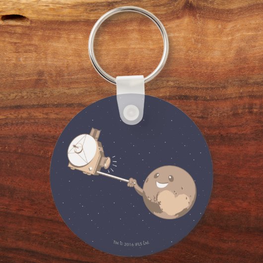 Porte-clés Pluto Selfie (Recto)