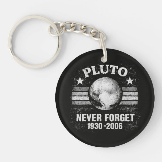 Porte-clés Pluton N'oublie Jamais (Devant)