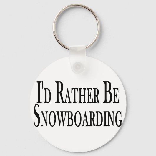Porte-clés Plutôt du snowboard (Recto)