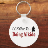 Porte-clés Plutôt Faire L'Aikido (Recto)