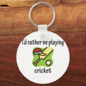Porte-clés Plutôt jouer au cricket (Recto)