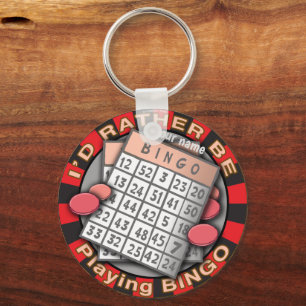 Porte-clés Plutôt Jouer porte - clé de Bingo