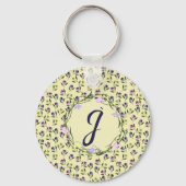 Porte-clés Plutôt rose et violet et jaune (Verso)